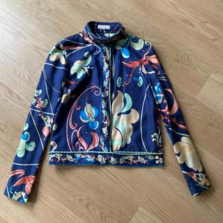 エミリオプッチ(EMILIO PUCCI)の新品EMILIO PUCCI エミリオ プッチ ★ シルク シャツジャケット(シャツ/ブラウス(長袖/七分))