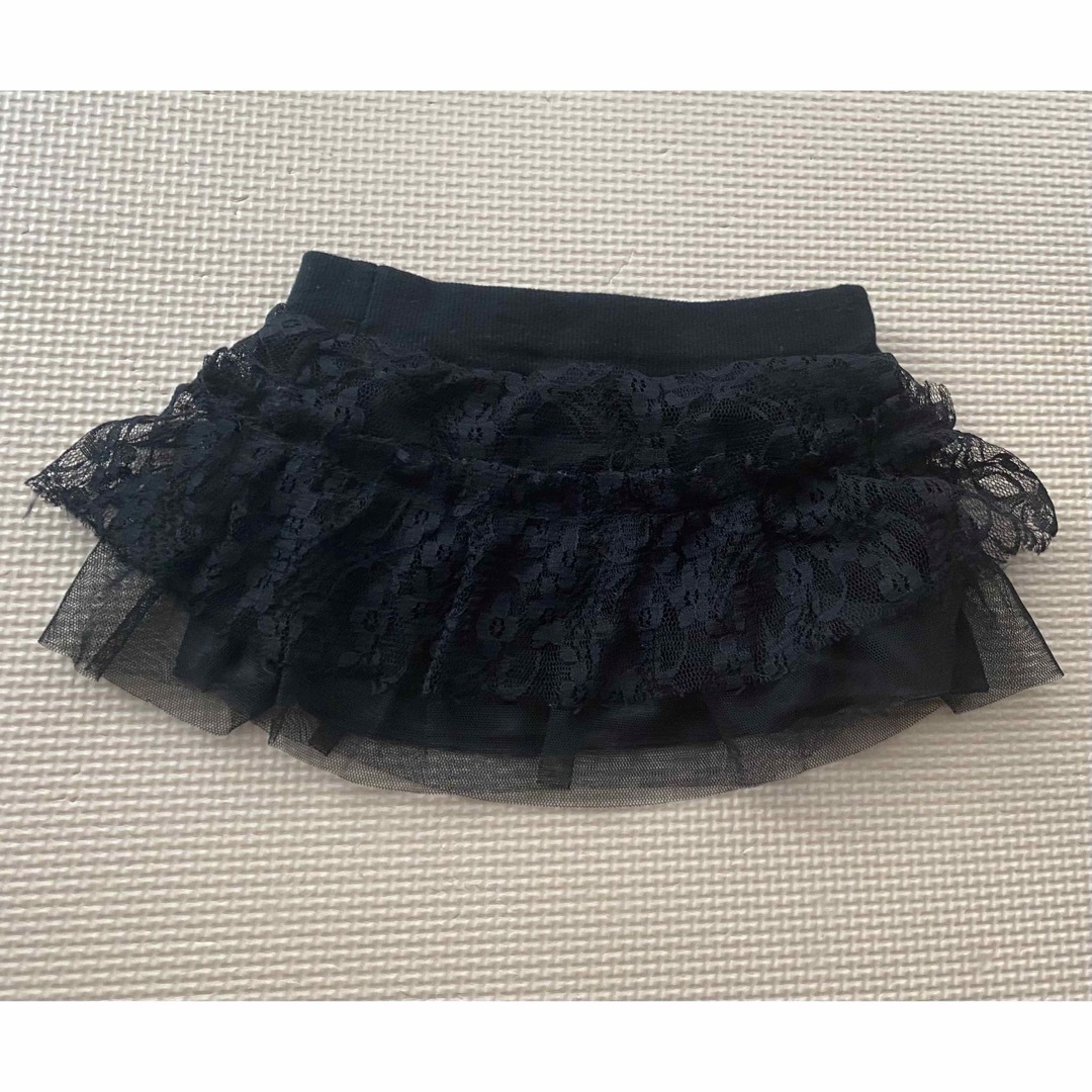 西松屋(ニシマツヤ)のチュールスカート　ミニスカート　80サイズ　未使用 キッズ/ベビー/マタニティのベビー服(~85cm)(スカート)の商品写真