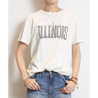 L'Appartement DEUXIEME CLASSE - MUSEドゥーズィエムクラス◆REMI RELIEF ILLINOIS Tシャツ
