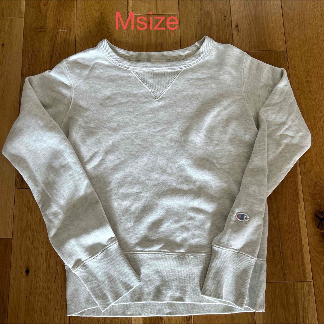 Champion(チャンピオン)のChampion ランナーズタグ 無地両Vスウェット復刻 Msize メンズのトップス(スウェット)の商品写真