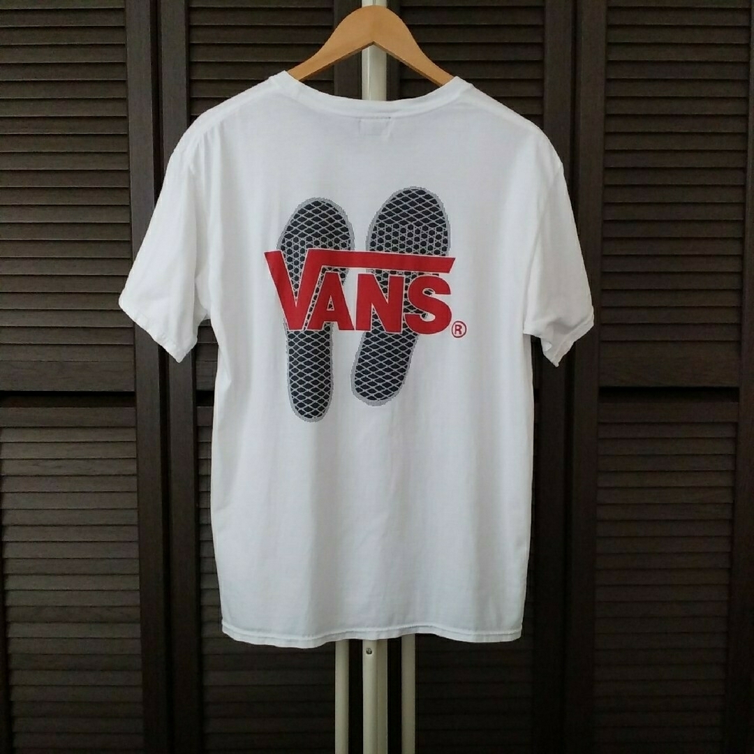 STANDARD CALIFORNIA(スタンダードカリフォルニア)のキムタク 私物 HERO スタンダードカリフォルニア VANS 白 Tシャツ Ｌ メンズのトップス(Tシャツ/カットソー(半袖/袖なし))の商品写真