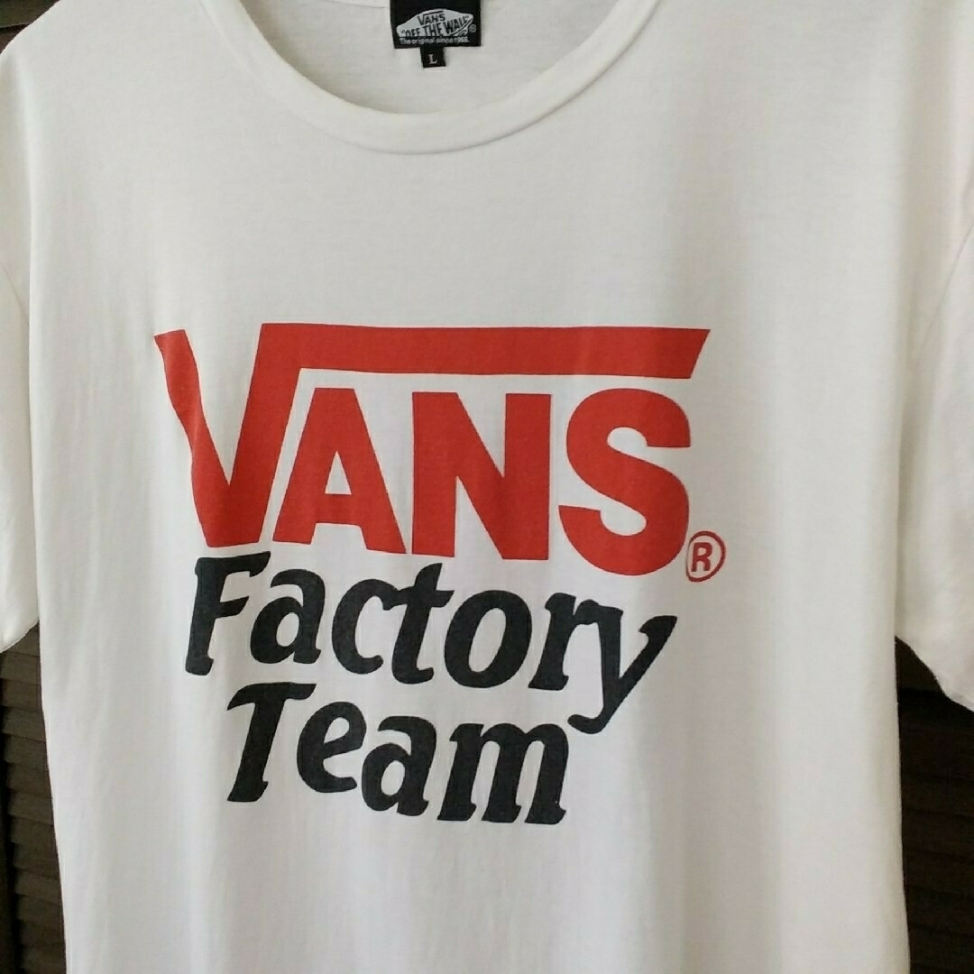 STANDARD CALIFORNIA(スタンダードカリフォルニア)のキムタク 私物 HERO スタンダードカリフォルニア VANS 白 Tシャツ Ｌ メンズのトップス(Tシャツ/カットソー(半袖/袖なし))の商品写真