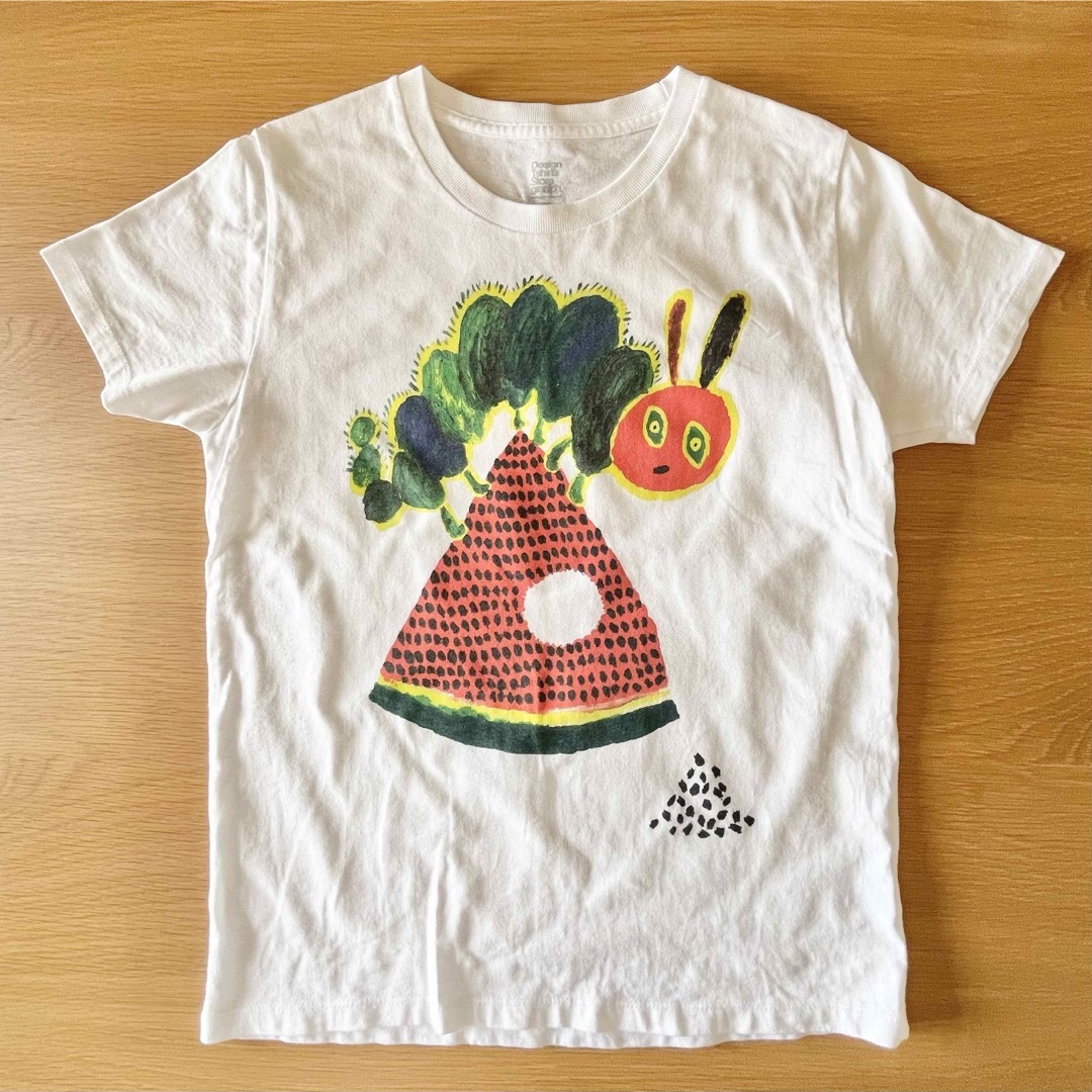 Design Tshirts Store graniph(グラニフ)のはらぺこあおむし Tシャツ レディースのトップス(Tシャツ(半袖/袖なし))の商品写真