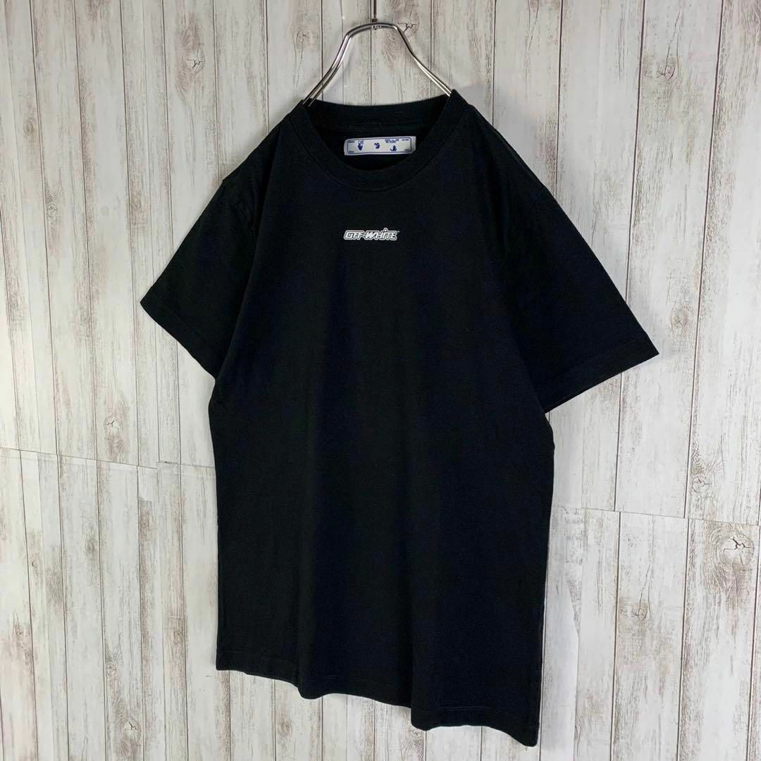 OFF-WHITE(オフホワイト)の【超絶人気モデル】オフホワイト M クロスアロー 両面ロゴ 入手困難 Tシャツ メンズのトップス(Tシャツ/カットソー(半袖/袖なし))の商品写真