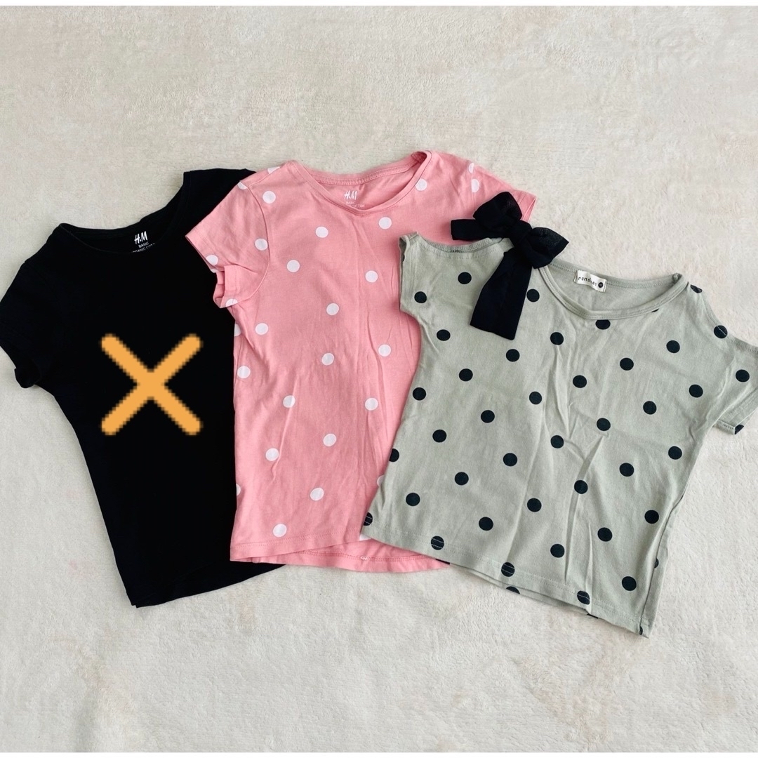 Branshes(ブランシェス)のキッズ　Tシャツ　110cm   2枚セット キッズ/ベビー/マタニティのキッズ服女の子用(90cm~)(Tシャツ/カットソー)の商品写真