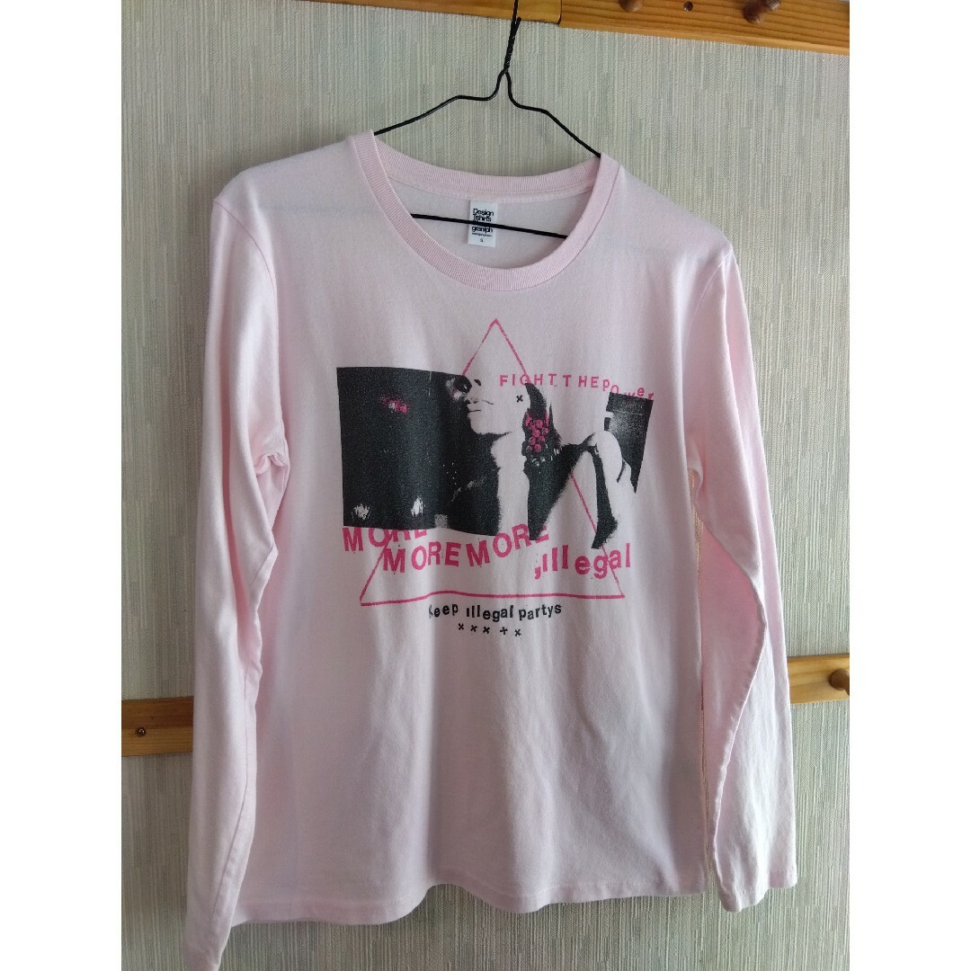 Graniph(グラニフ)のグラニフ　ロンＴ　ピンク　カットソー　graniph メンズのトップス(Tシャツ/カットソー(七分/長袖))の商品写真