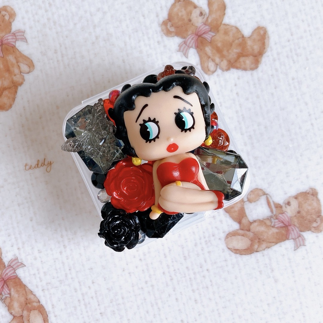 Betty Boop ベティちゃん 小物入れ 小物ケース ハンドメイドの生活雑貨(その他)の商品写真