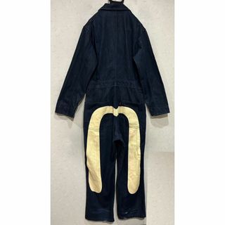 エビス(EVISU)の＊EVISU 大黒 ビックカモメ 濃紺 デニムつばぎ オールインワン 40(その他)