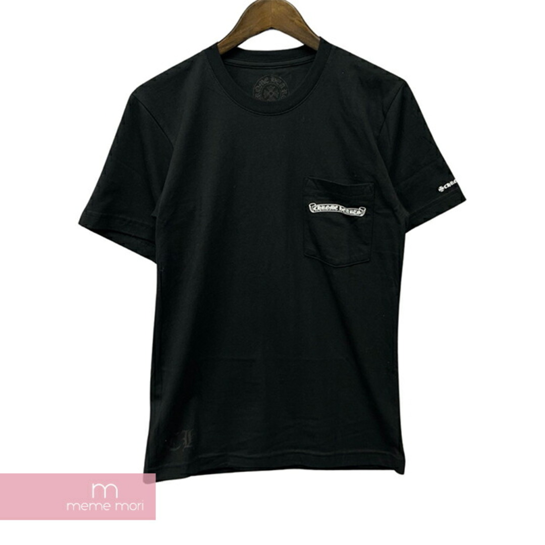 Chrome Hearts(クロムハーツ)のCHROME HEARTS Back Scroll Tee クロムハーツ バックスクロールプリントTシャツ 半袖カットソー ポケT ブラック サイズXL【240428】【新古品】【me04】 メンズのトップス(Tシャツ/カットソー(半袖/袖なし))の商品写真