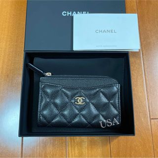 CHANEL - 新品 シャネル CHANEL フラグメントケース ミニ財布 マトラッセ ブラック