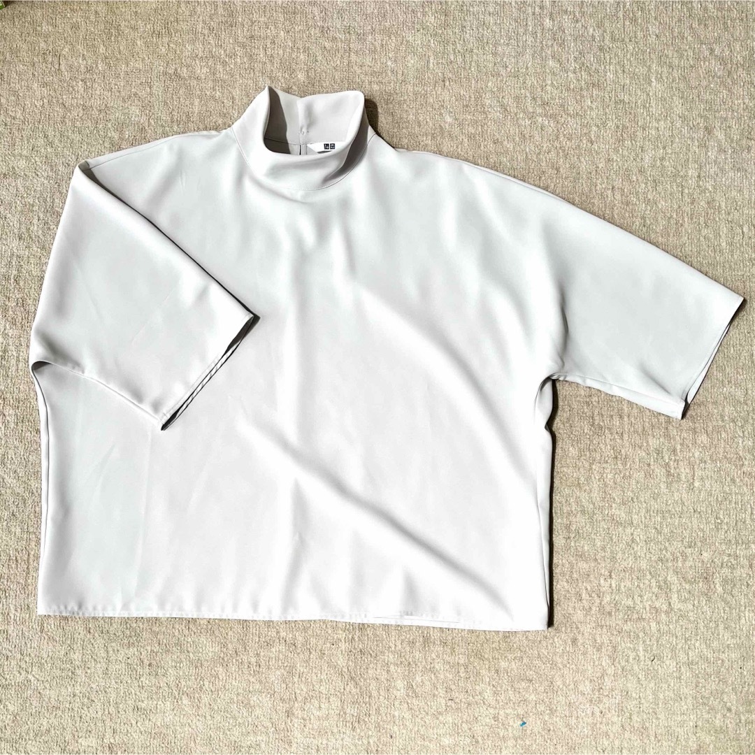 UNIQLO(ユニクロ)のユニクロ　レディース　シャツ　ブラウス　L 半袖 レディースのトップス(シャツ/ブラウス(半袖/袖なし))の商品写真