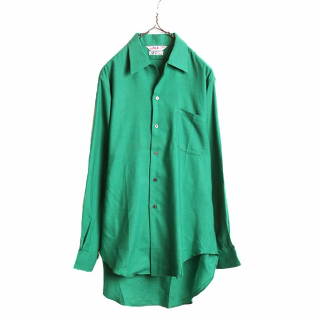 60s オープンカラー ウール シャツ 開襟 ビンテージ vintage 60s オープンカラー ウール シャツ 開襟 ビンテージ vintage