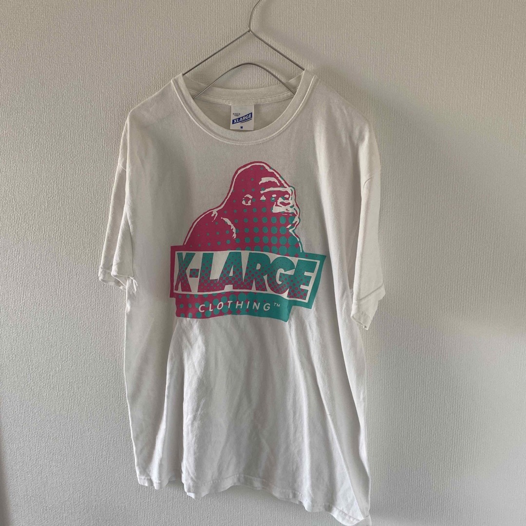 XLARGE(エクストララージ)のXLARGEエクストララージ半袖tシャツホワイトm白メンズストリートヒップホップ メンズのトップス(Tシャツ/カットソー(半袖/袖なし))の商品写真