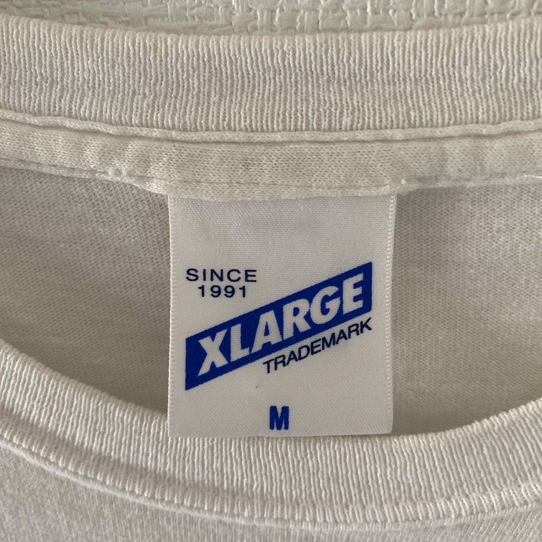 XLARGE(エクストララージ)のXLARGEエクストララージ半袖tシャツホワイトm白メンズストリートヒップホップ メンズのトップス(Tシャツ/カットソー(半袖/袖なし))の商品写真