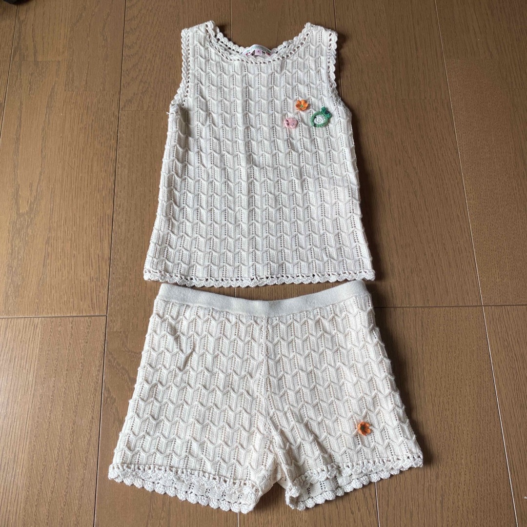 Bonpoint(ボンポワン)のボンポワン　セットアップ　4A キッズ/ベビー/マタニティのキッズ服女の子用(90cm~)(ワンピース)の商品写真