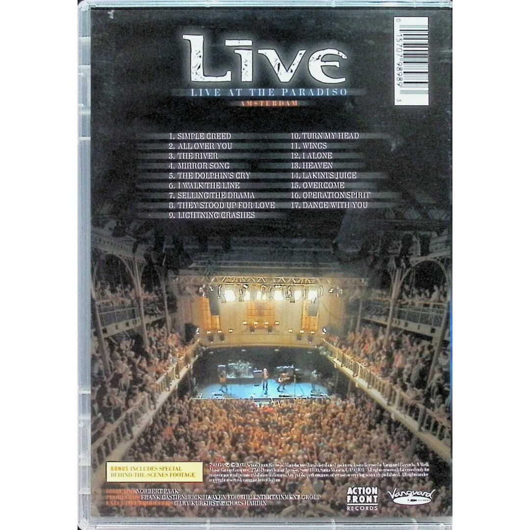 Live At The Paradiso Amsterdam  (海外版DVD) エンタメ/ホビーのDVD/ブルーレイ(ミュージック)の商品写真