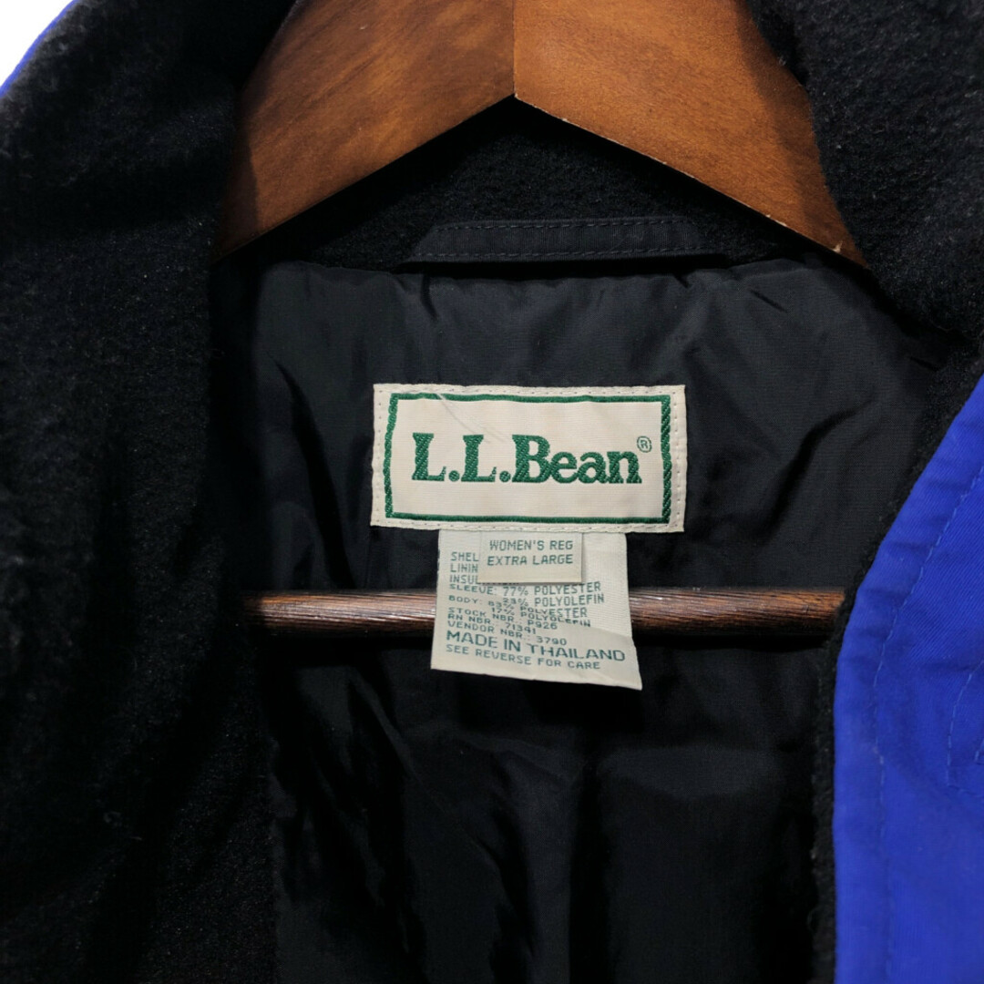 L.L.Bean(エルエルビーン)の90年代 L.L.Bean エルエルビーン マウンテンパーカー アウトドア ブルー (レディース XL) 中古 古着 Q4641 レディースのジャケット/アウター(その他)の商品写真