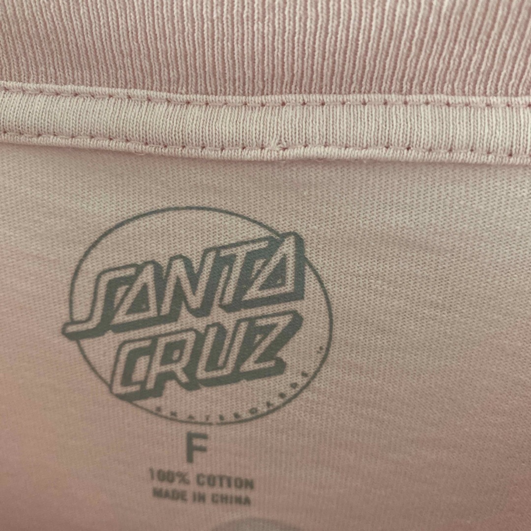 Santa Cruz(サンタクルーズ)のSANTACRUZサンタクルーズtシャツ半袖メンズピンクfXL メンズのトップス(Tシャツ/カットソー(半袖/袖なし))の商品写真
