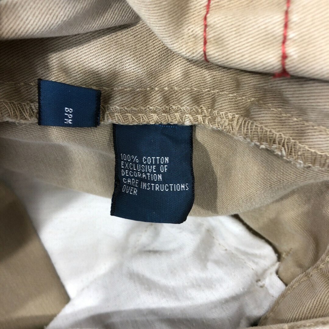 POLO RALPH LAUREN(ポロラルフローレン)のPolo by Ralph Lauren ポロ ラルフローレン チノパンツ ポロチノ ベージュ (メンズ W34 L30) 中古 古着 Q4648 メンズのパンツ(その他)の商品写真