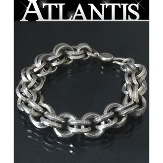 クロムハーツ(Chrome Hearts)のCHROME HEARTS 銀座店 クロムハーツ ダブルBリングブレス ブレスレット シルバー SV925 94537(ブレスレット)