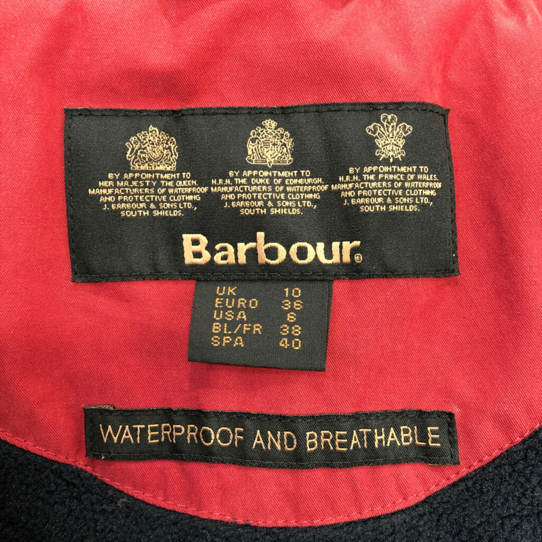 Barbour(バーブァー)のBarbour バブアー fulbourn フルボーンジャケット 防寒 レッド (レディース 6) 中古 古着 Q4669 レディースのジャケット/アウター(その他)の商品写真