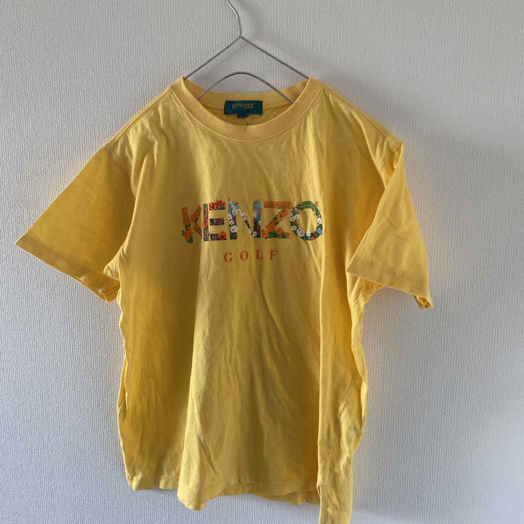 KENZO(ケンゾー)の90sKENZOケンゾー半袖tシャツイエロー黄メンズ メンズのトップス(Tシャツ/カットソー(半袖/袖なし))の商品写真