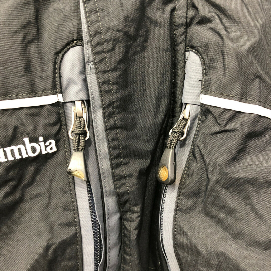 Columbia(コロンビア)の2000年代～ Columbia コロンビア ナイロンジャケット アウトドア ブラック (メンズ M) 中古 古着 Q4684 メンズのジャケット/アウター(その他)の商品写真