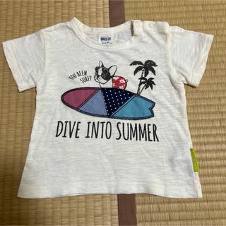 ブリーズ(BREEZE)の【美品】半袖Tシャツ　80cm ブリーズ　BREEZE トップス　子供服(Ｔシャツ)