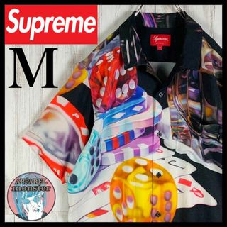 シュプリーム(Supreme)の【超希少モデル】シュプリーム カジノ トランプ 総柄 希少 オープンカラーシャツ(シャツ)