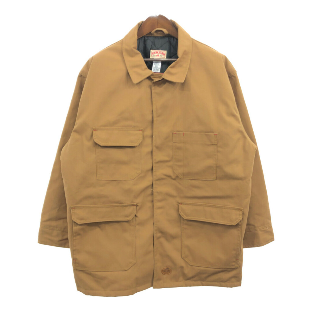 RED KAP(レッドキャップ)のRED KAP レッドキャップ 中綿 ワークジャケット ブラウン (メンズ 2XL) 中古 古着 Q4724 メンズのジャケット/アウター(その他)の商品写真