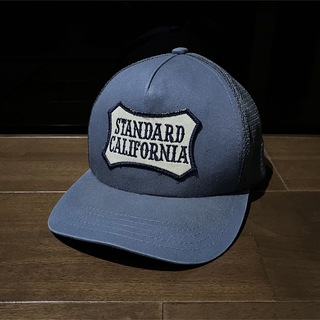 STANDARD CALIFORNIA - スタンダードカリフォルニア キャップ メッシュ ネイビー