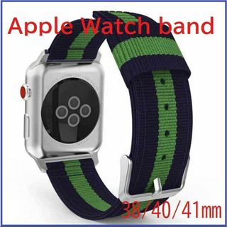 Apple Watch バンド スプリットNV/GN 38/40/41mm(ラバーベルト)