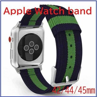 Apple Watch バンド スプリットNV/GN 42/44/45mm(ラバーベルト)