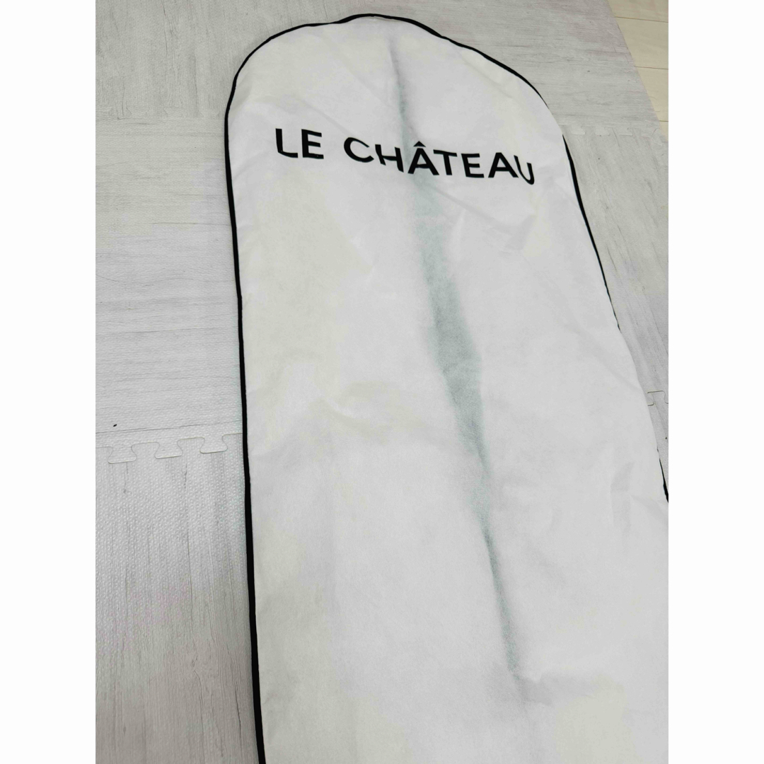 【お値下げ中！】Le Châteauドレス 淡いパープル お呼ばれドレス レディースのワンピース(ひざ丈ワンピース)の商品写真