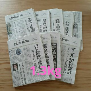 新聞紙　古新聞　1.3kg(その他)