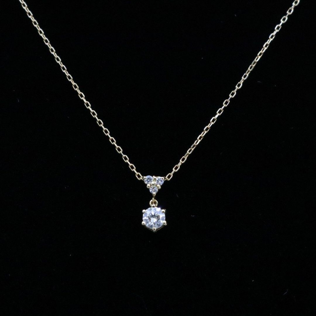 AHKAH(アーカー)のAHKAH アーカー ロゼ ネックレス K18YG/ダイヤモンド0.09ct レディースのアクセサリー(ネックレス)の商品写真