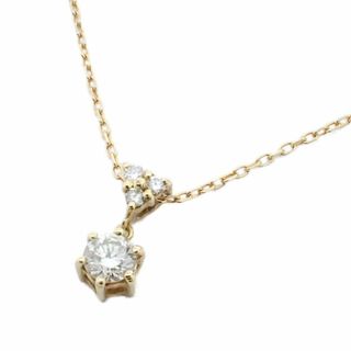 AHKAH - AHKAH アーカー ロゼ ネックレス K18YG/ダイヤモンド0.09ct