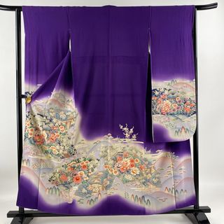 振袖 身丈158cm 裄丈64cm 正絹 優品 【中古】(着物)