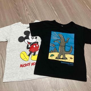 ニシマツヤ(西松屋)の男の子　半袖　Tシャツ　セット　ミッキーマウス　おまえうまそうだな　120サイズ(Tシャツ/カットソー)