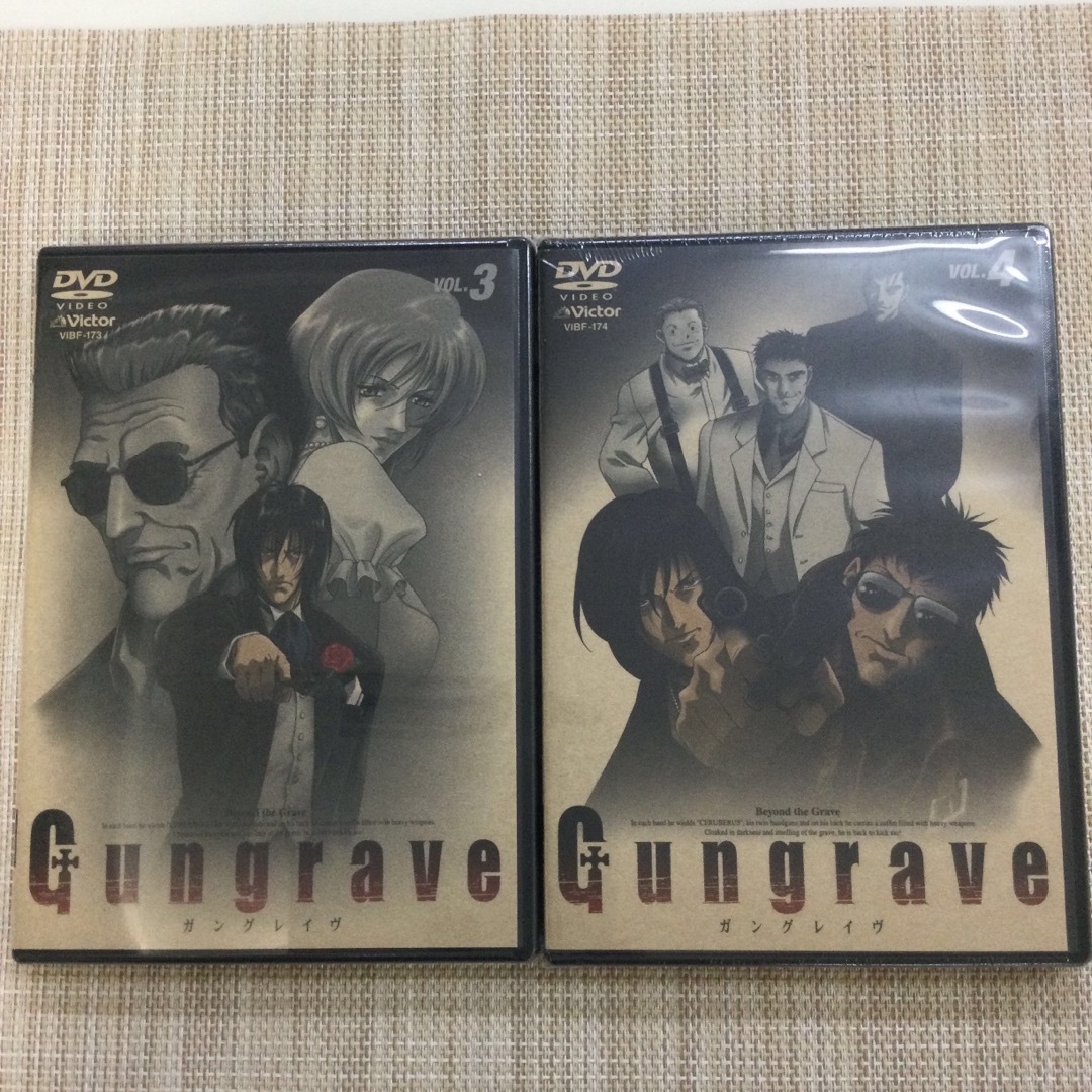 見本盤 Gungrave ガングレイヴ DVD 4本セット KR1209 エンタメ/ホビーのDVD/ブルーレイ(アニメ)の商品写真