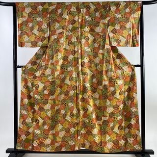 小紋 身丈155.5cm 裄丈64cm 正絹 美品 優品 【中古】(着物)