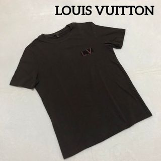 ルイヴィトン(LOUIS VUITTON)の【美品】LOUIS VUITTONルイヴィトン☆Tシャツ☆ブラウン茶色☆S(Tシャツ(半袖/袖なし))