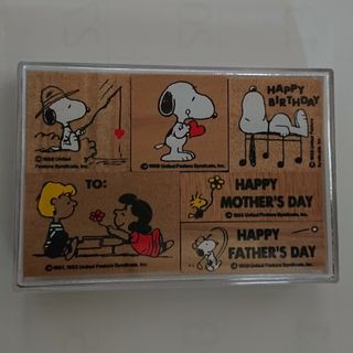 スヌーピー(SNOOPY)の②スヌーピー☆ケース入りスタンプセット♪♪(その他)