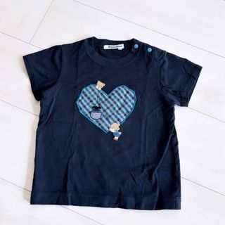 familiar - familiar ファミリア Tシャツ ハート ファミリアチェック XB 90