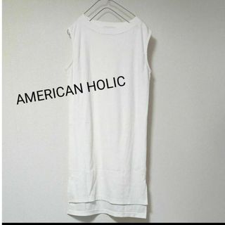 AMERICAN HOLIC - 《AMERICAN HOLIC》ノースリーブ ワンピース