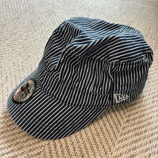 ニューエラー(NEW ERA)の帽子 ワーク ミリタリー キャップ ロゴ刺繍 59.6cm ボーダー(キャップ)