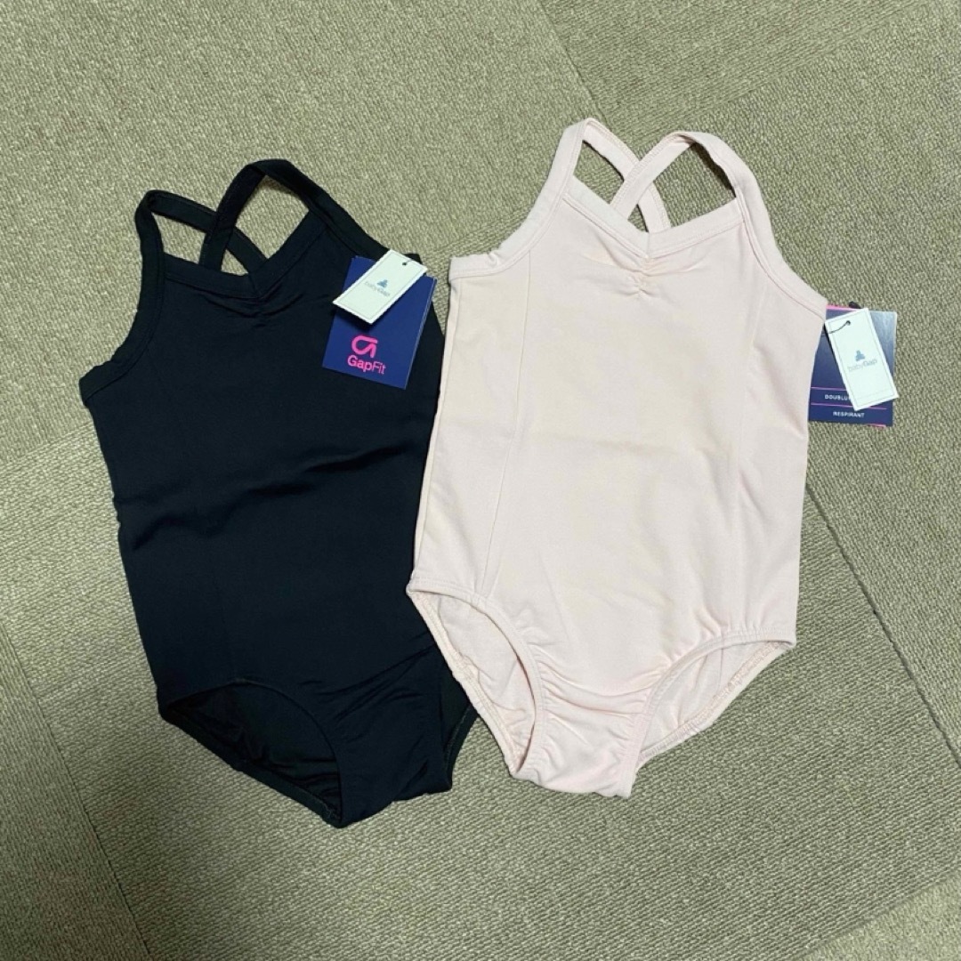 babyGAP(ベビーギャップ)のbaby gap  レオタード  レッスン着 110cm  2枚 キッズ/ベビー/マタニティのキッズ服女の子用(90cm~)(その他)の商品写真