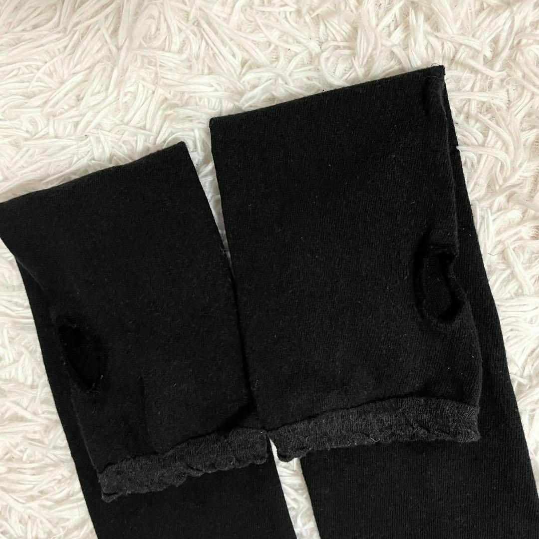 アームカバー 黒 紫外線 対策 UVカット ロング 日焼け ブラック レディース レディースのファッション小物(手袋)の商品写真