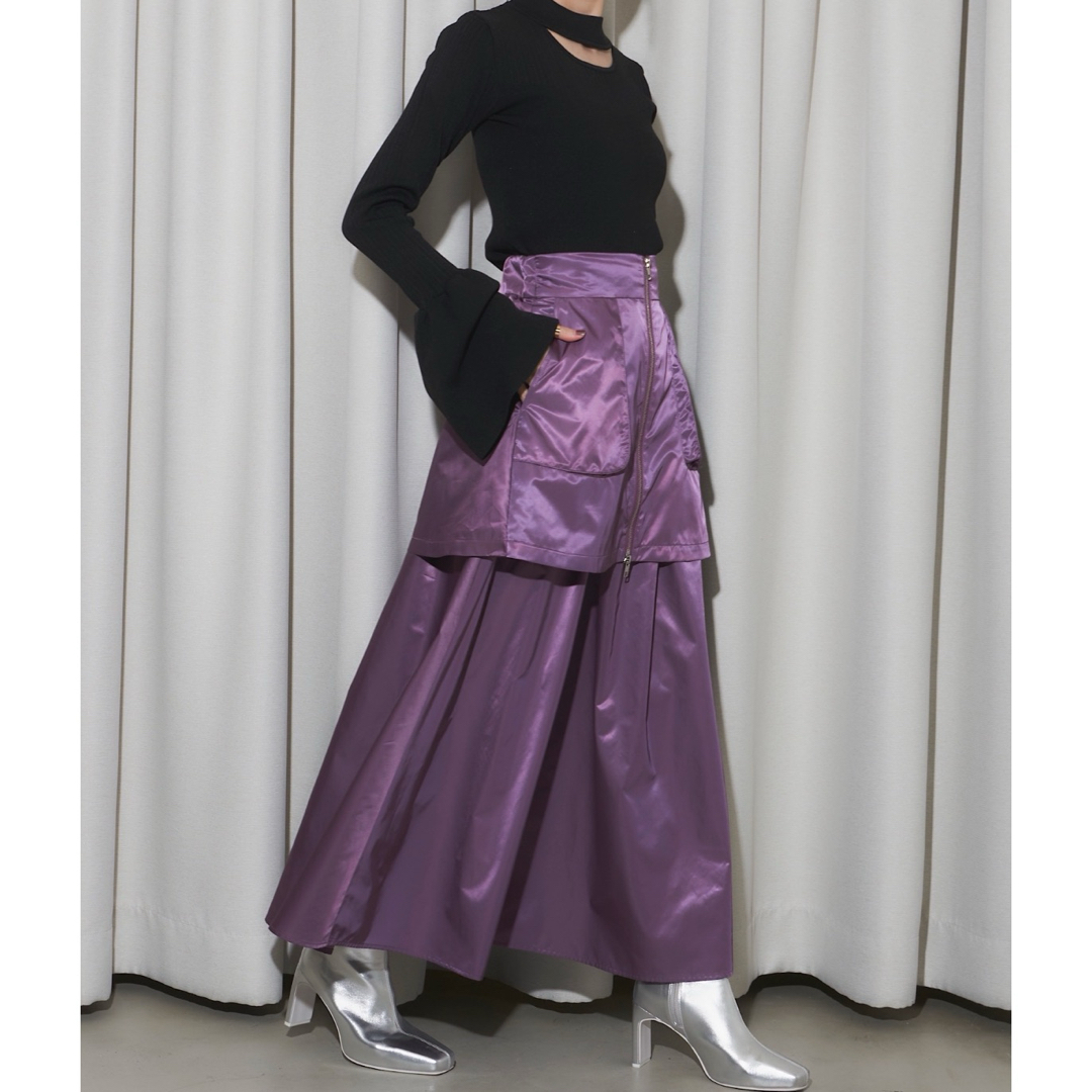 la belle Etude(ラベルエチュード)のVIOLETTA レイヤードフレアスカート レディースのスカート(ロングスカート)の商品写真