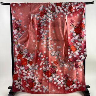 振袖 身丈167.5cm 裄丈67cm 化繊 優品 【中古】(着物)